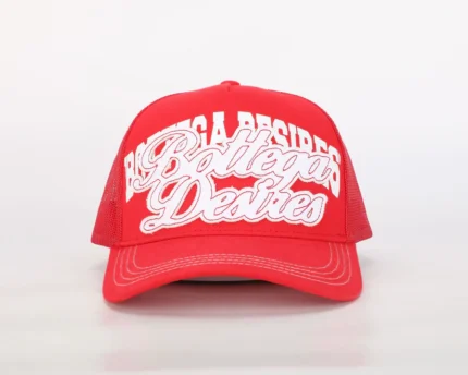 BOTTEGA DESIRES TRUCKER HAT (SEXYY RED)