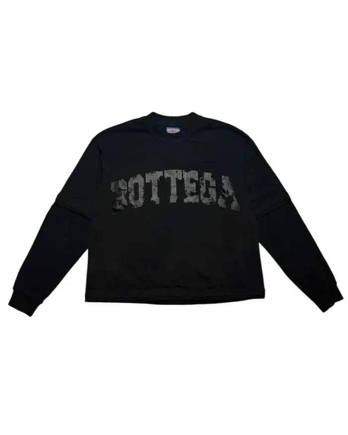 BOTTEGE DESIRES WAR LONG SLEEVE T-SHIRT (BLACK)