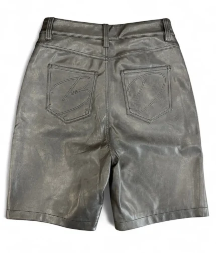 Bottega Desires LEATHER SHORTS