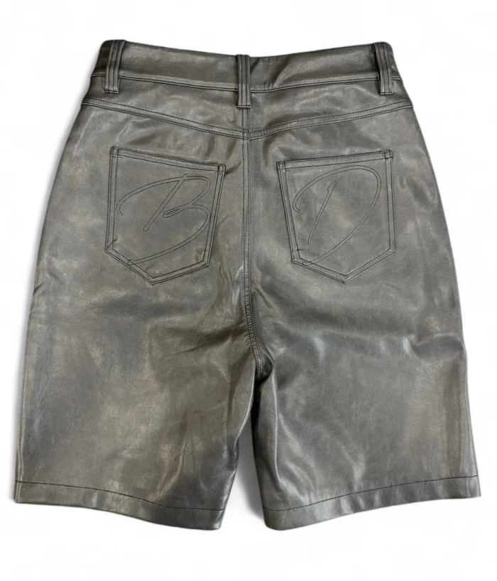 Bottega Desires LEATHER SHORTS